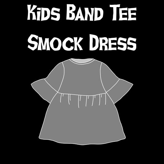 Kids Band Tee Smock Dress